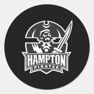 Sticker Rond Icône Hampton Pirates Royal Blue
