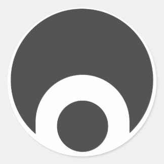 Sticker Rond Icône Osiris