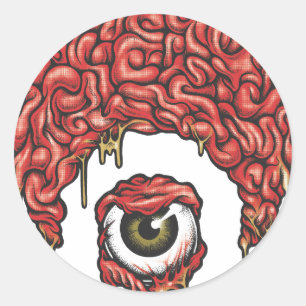Sticker Rond Icône Osiris Brains