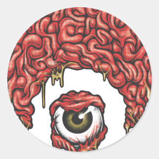 Sticker Rond Icône Osiris Brains