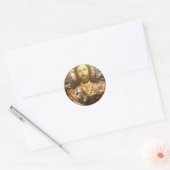 Sticker Rond Icône peinte de Jésus-Christ (Enveloppe)