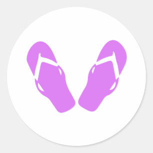 Sticker Rond Icône Retourner