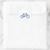 Sticker Rond Icône Vélo (Sac)