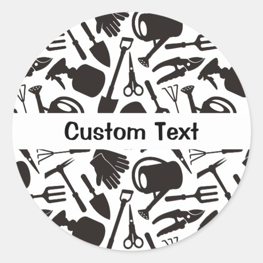 Sticker Rond Icons Silhouettes (Devant)