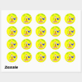 Sticker Rond ICU Chick (infirmière) (Feuille)