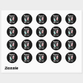 Sticker Rond Icu Nurses New Year Eve Outfits Pn Bottles Cu Er N (Feuille)