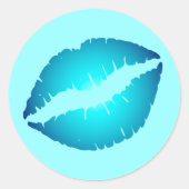 Sticker Rond Icy Kiss (Devant)