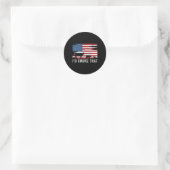 Sticker Rond Id Fumer ce barbecue 1 (Sac)