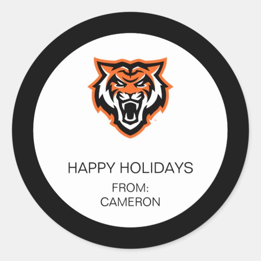 Sticker Rond Idaho State University Bengals Spirit Design (Devant)