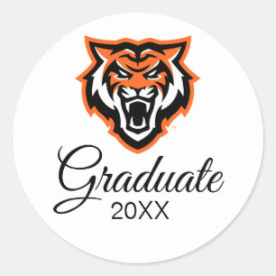 Sticker Rond Idaho State University Bengals Spirit Design