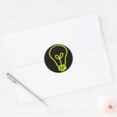 Sticker Rond Idée brillante (Enveloppe)