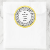 Sticker Rond Idées Cadeaux Bénévoles (Sac)