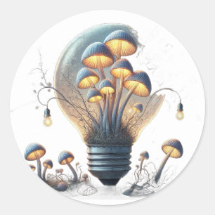 Sticker Rond Idées en plein essor