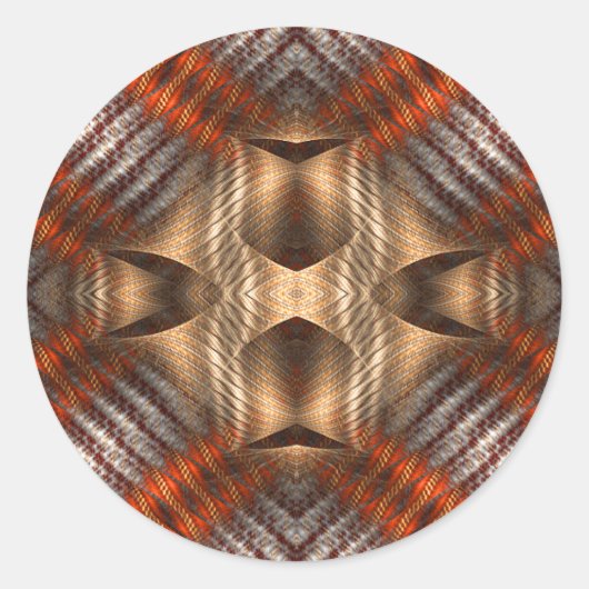 Sticker Rond Identité brisée (Devant)