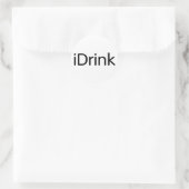 Sticker Rond iDrink (Sac)