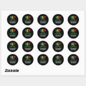 Sticker Rond IEP I Encourager Progress Special Education School (Feuille)