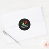 Sticker Rond IEP I Encourager Progress Special Education School (Enveloppe)