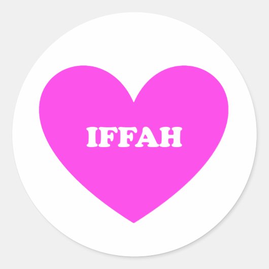 Sticker Rond Iffah (Devant)