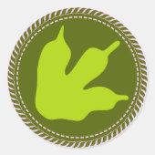 Sticker Rond IGGPPCamp Troop Kaiju Pride (Devant)