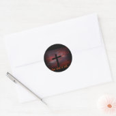 Sticker Rond Il a tout fait... (Enveloppe)
