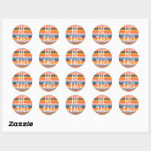 Sticker Rond IL/ELLES Prononononounes Stripes Manufacture (Feuille)