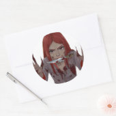 Sticker Rond Il enrage (Enveloppe)