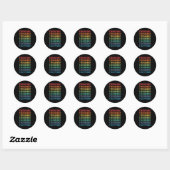Sticker Rond Il est possible de demander de l'aide 1 (Feuille)