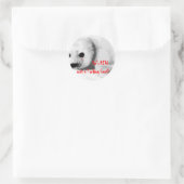 Sticker Rond Il Est Vrai ! (Sac)