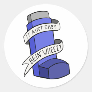 Sticker Rond Il n'est pas facile d'être rougissant