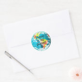 Sticker Rond Il n'y a pas d'autocollant Planet B (Enveloppe)