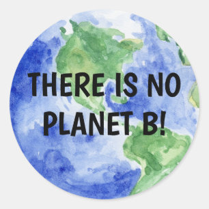 Sticker Rond Il n'y a pas de planète B
