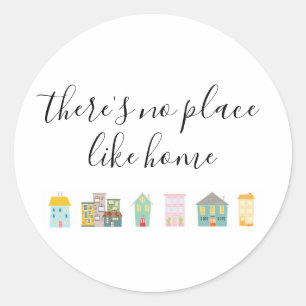 Sticker Rond Il n'y a pas d'endroit comme Home Realtor