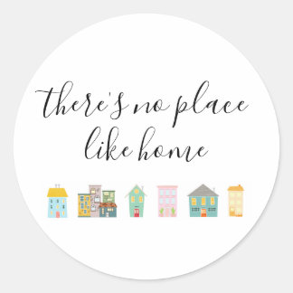 Sticker Rond Il n'y a pas d'endroit comme Home Realtor