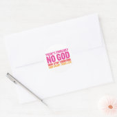 Sticker Rond Il N'Y A Probablement Aucun Dieu (Enveloppe)