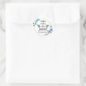 Sticker Rond Il Rend Tout Beau (Sac)