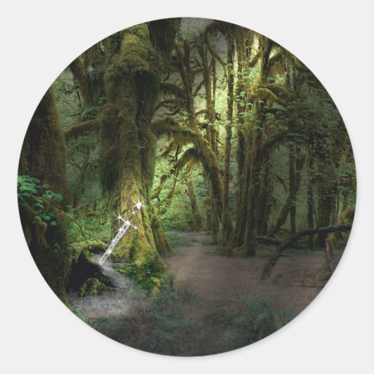Sticker Rond Il sera roi (Devant)