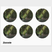 Sticker Rond Il sera roi (Feuille)
