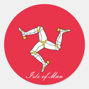Sticker Rond île de l'homme