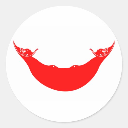 Sticker Rond île de pâques (Devant)