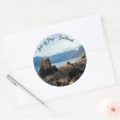 Sticker Rond Île de Skye - Ecosse, Royaume-Uni (Enveloppe)