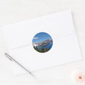 Sticker Rond Île Wizard (Enveloppe)