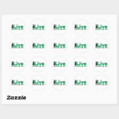 Sticker Rond iLive Transplant (Feuille)