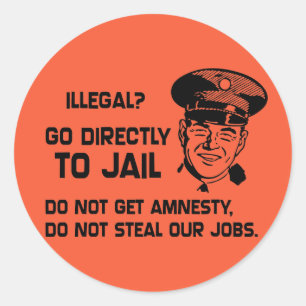 Sticker Rond Illégal ? Allez directement en prison.