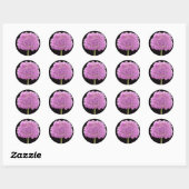 Sticker Rond Illium Summer Spring Flower - Irish Design (Feuille)