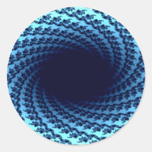 Sticker Rond Illusion de torsion