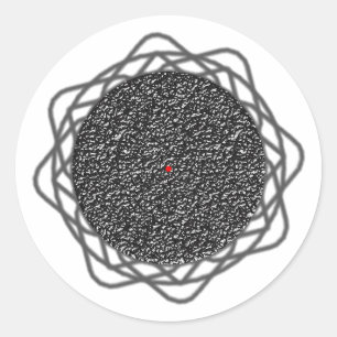 Sticker Rond Illusion d'optique