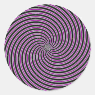 Sticker Rond Illusion optique
