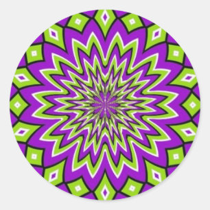 Sticker Rond Illusion optique