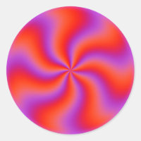 Illusion optique néon drôle spirale hypnotique