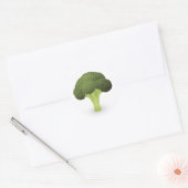 Sticker Rond Illustration Brocoli (Enveloppe)